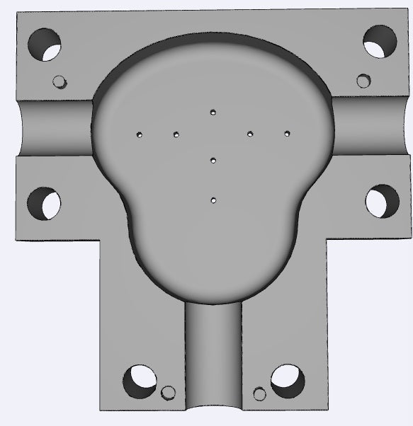 "T" shell for antenna stacking coax cables