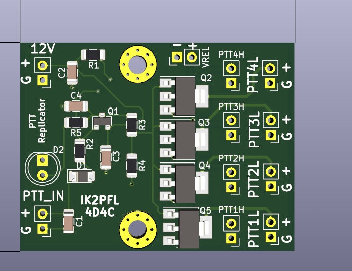 PTT replicator PCB assembled
