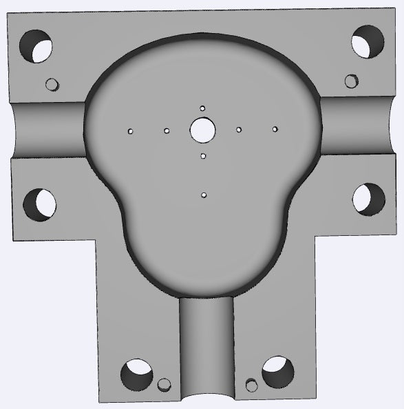 "T" shell for antenna stacking coax cables