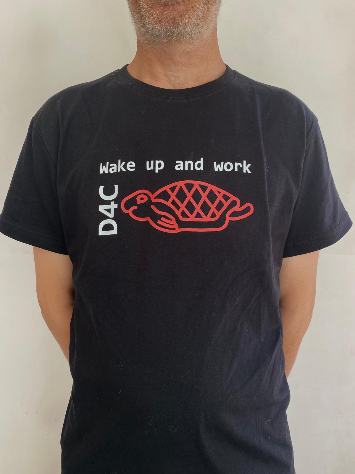 D4C "WUAW" printed T-shirt
