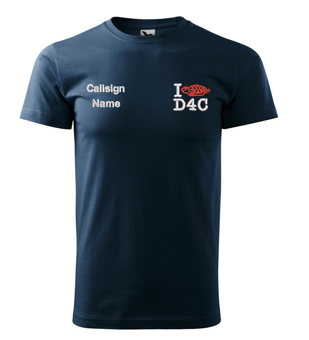 D4C T-shirt with personal call
