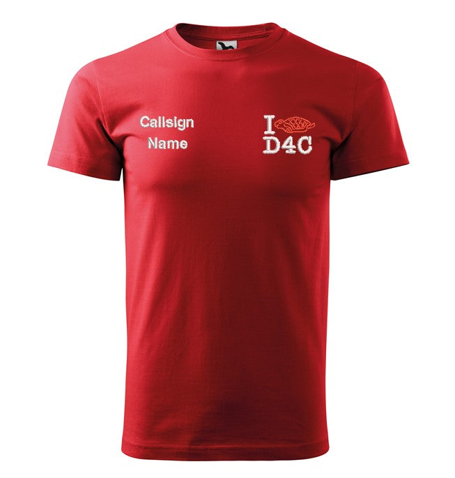 D4C T-shirt with personal call