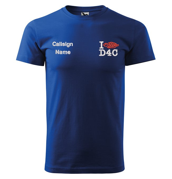D4C T-shirt with personal call